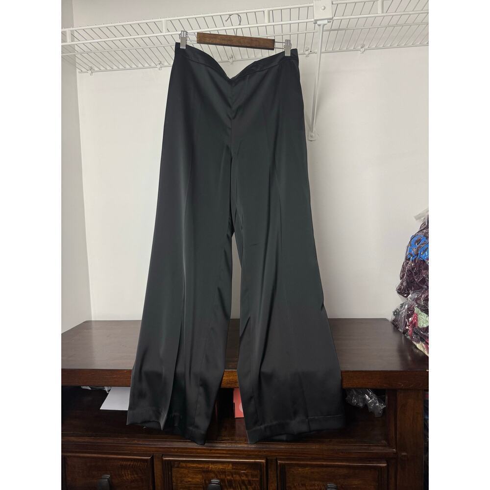 Anne Klein Mid-Rise Pull-On Wide-Leg Pants 2XL
